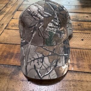 Powercap LED Lighted Baseball Cap Mens OSFM Brown Camo Real Tree Hunting Hat